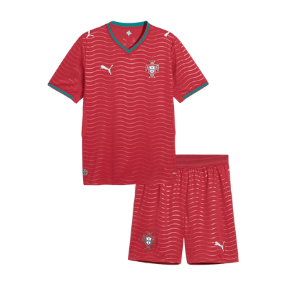 Kids Portugal World Cup 2026 Home Soccer Kit