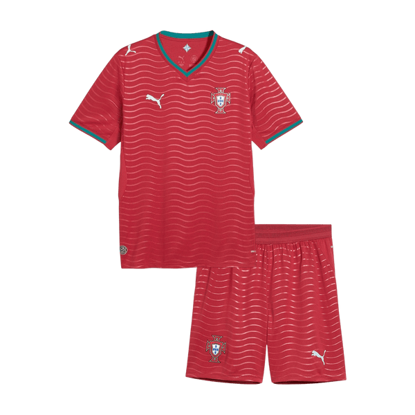 Kids Portugal World Cup 2026 Home Soccer Kit