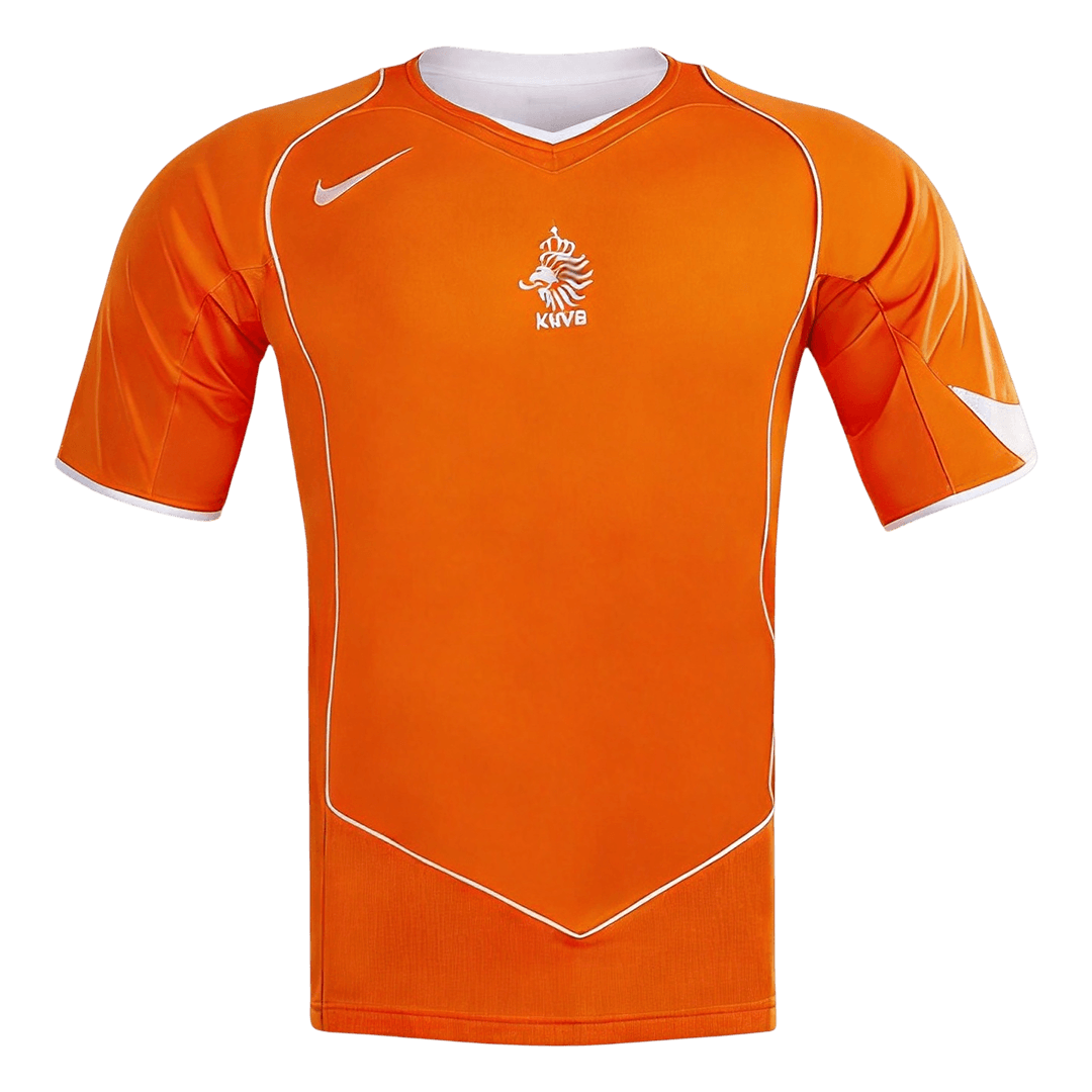 Netherlands 2004 Retro Home Soccer Jersey