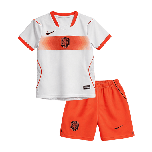 Kid's Netherlands World Cup 2026 Away Soccer Jersey Kit