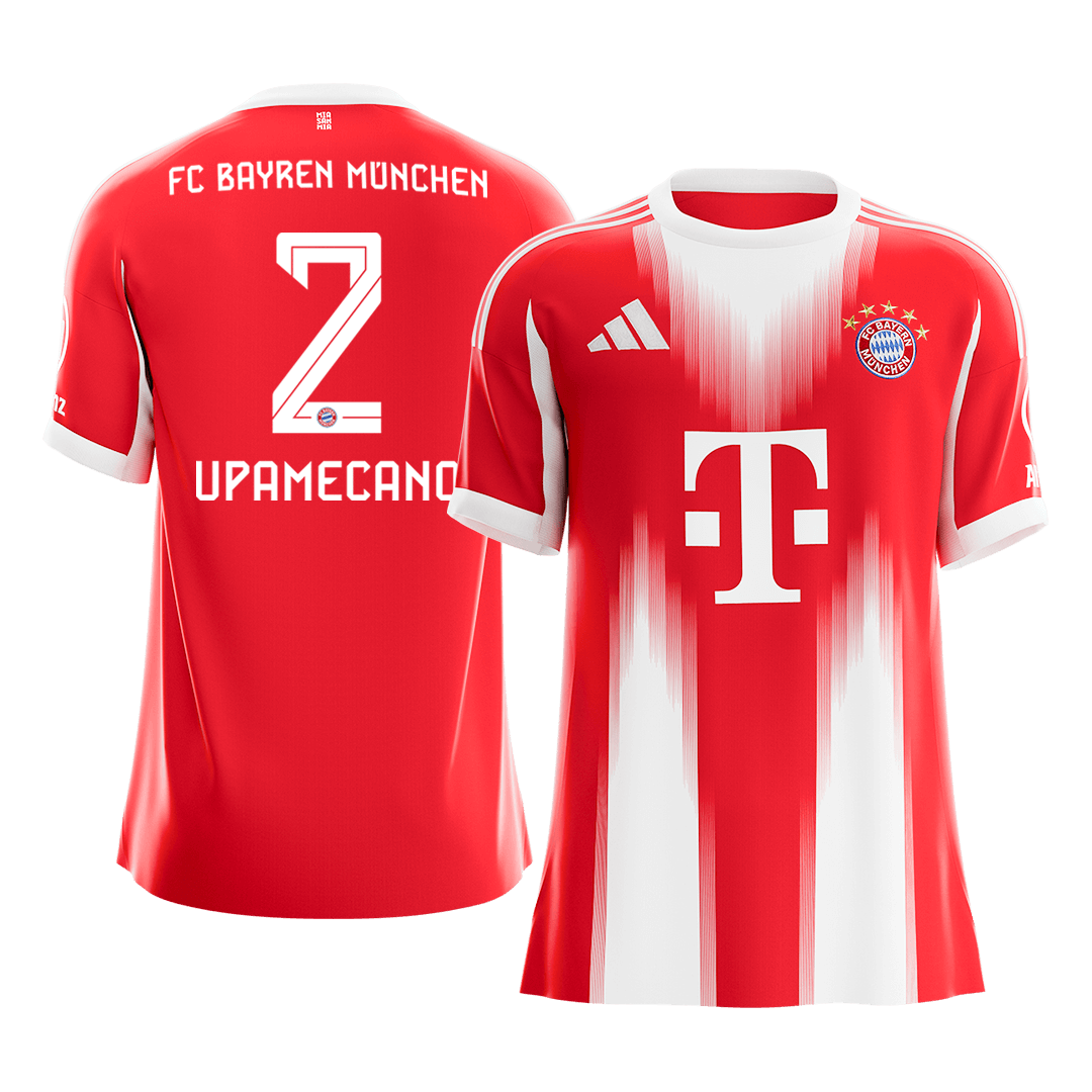 UPAMECANO #2 Men's Bayern Munich 2025/26 Home Soccer Jersey [PREMIUM]