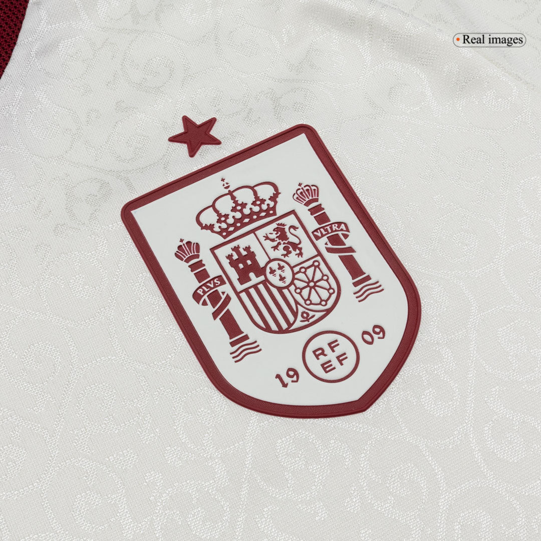 Men's Spain World Cup 2026 Player Version Away Soccer Jersey - Slim Fit