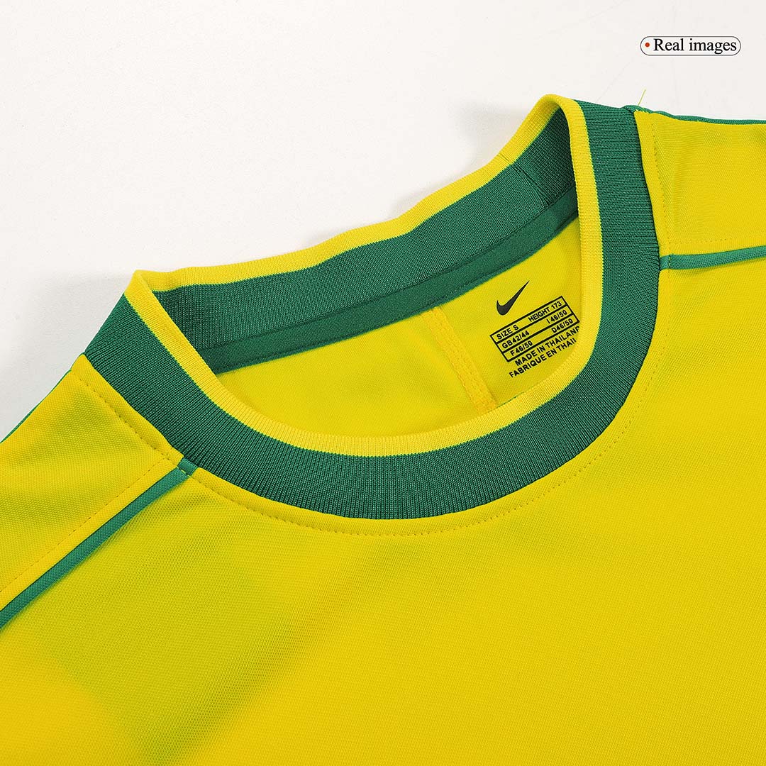 Brazil World Cup 1998 Retro Home Soccer Jersey - CAFU #2