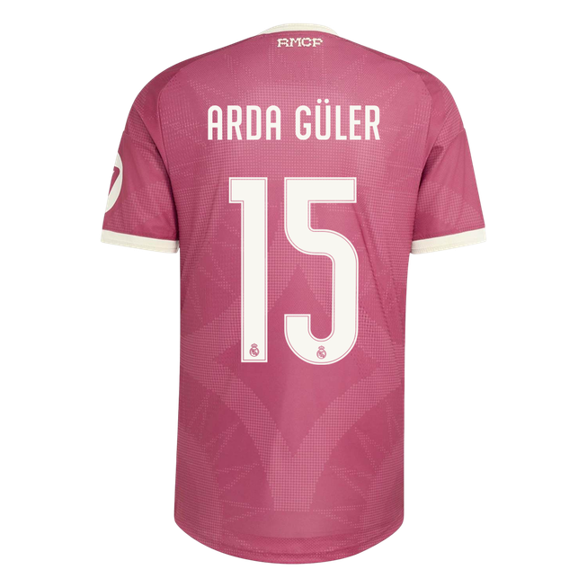 Real Madrid 2026/27 Third Away Soccer Jersey - ARDA GÜLER #15 (Player Edition)