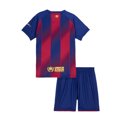 Kids Barcelona 2025/26 Home Soccer Kit