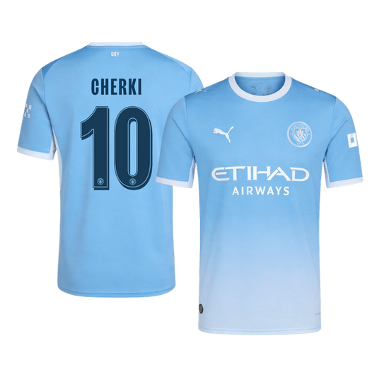 Manchester City 2026/27 Home Soccer Jersey - CHERKI #10 – UCL
