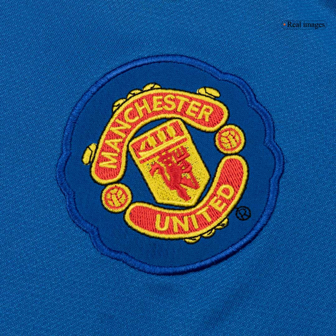 Retro Men's Manchester United 2008/09 Third Away Long Sleeve Soccer Jersey