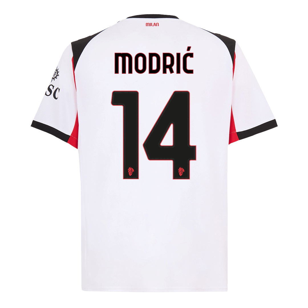 AC Milan 2025/26 Away Soccer Jersey - MODRIĆ #14