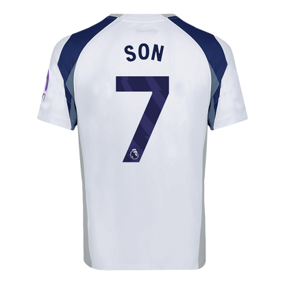 SON #7 Men's Tottenham Hotspur 2025/26 Home Soccer Jersey