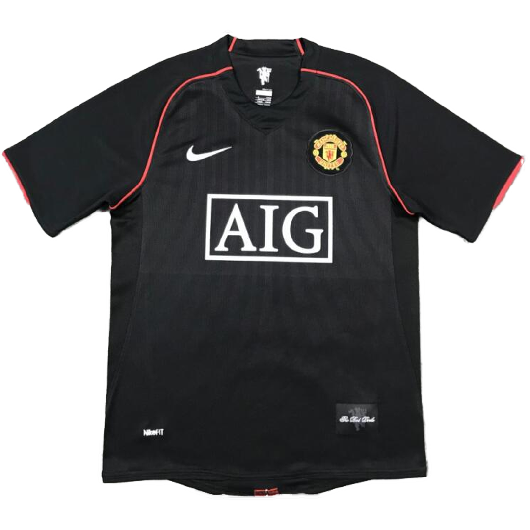 Retro ROONEY #10 Men's Manchester United 2007/08 Away Soccer Jersey