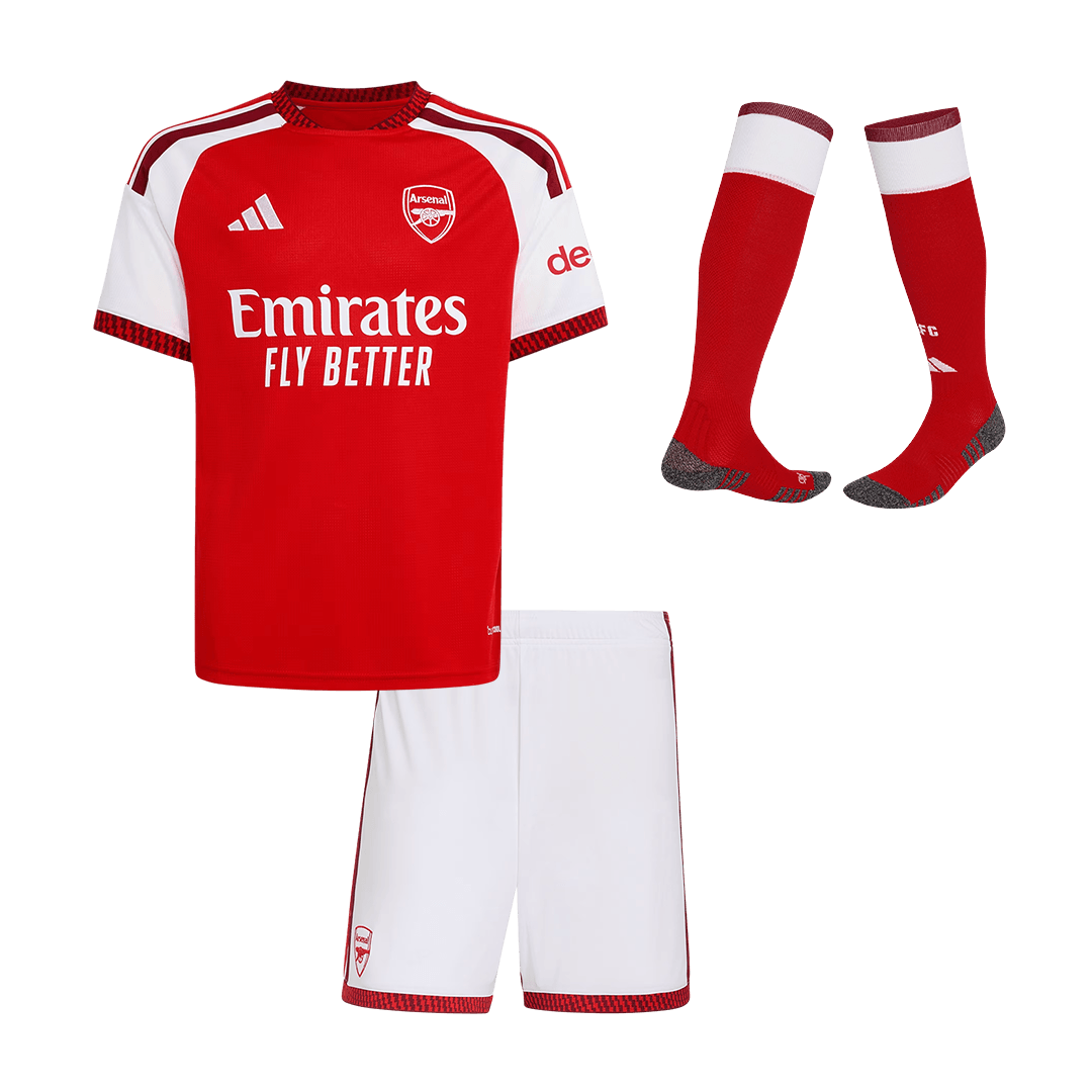 Kids Arsenal 2026/27 Home Soccer Full Kit