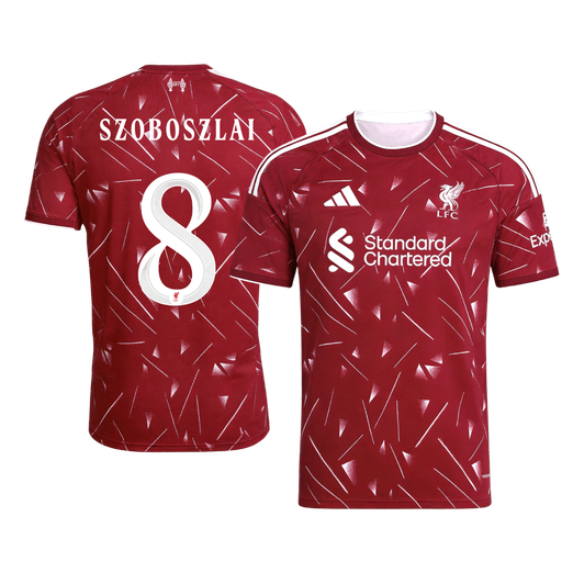 Liverpool 2026/27 Home Soccer Jersey - SZOBOSZLAI #8 – UCL