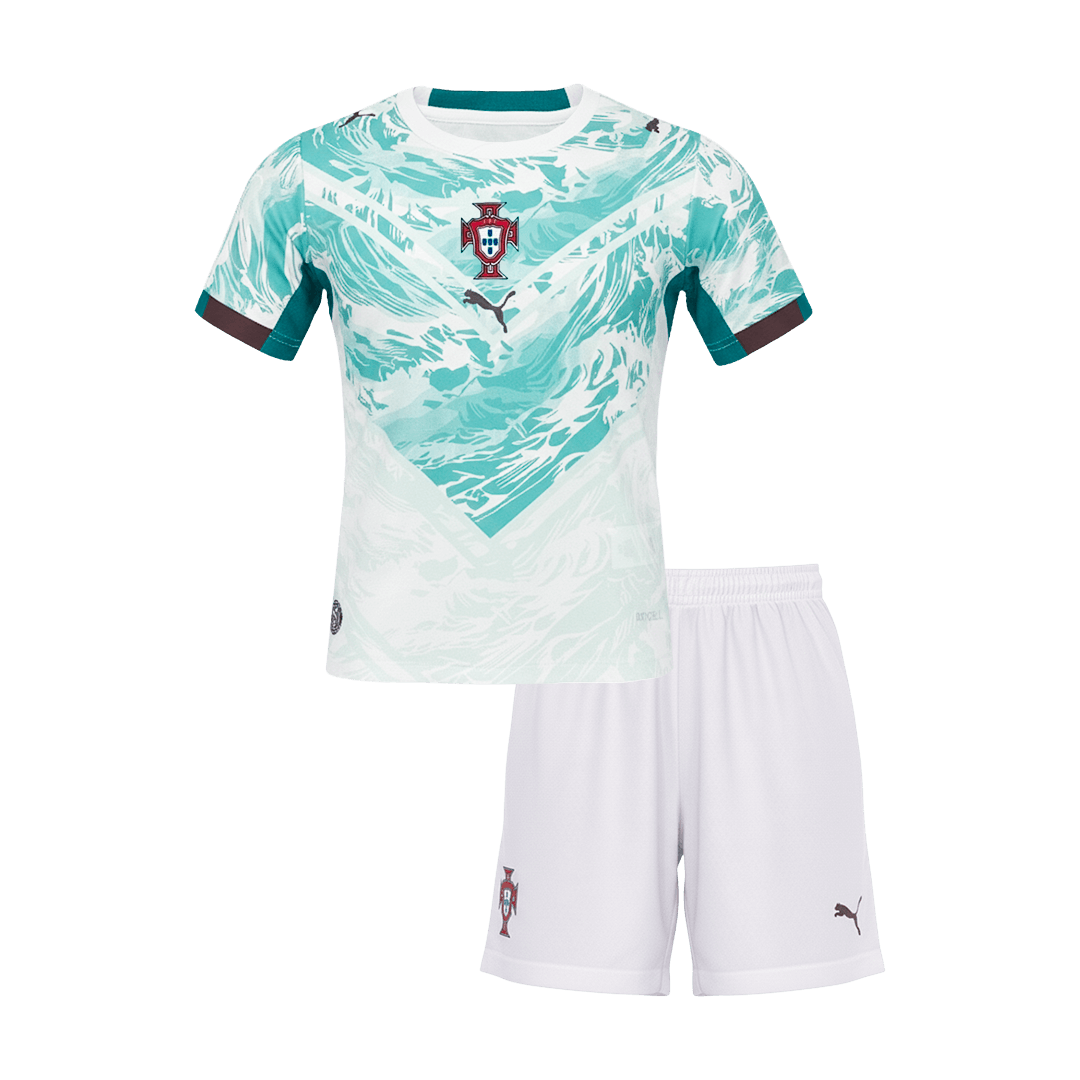 Kids Portugal World Cup 2026 Away Soccer Kit