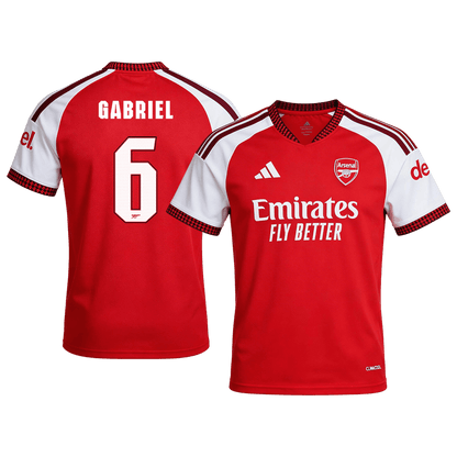 Arsenal 2026/27 Home Soccer Jersey - GABRIEL #6 – UCL