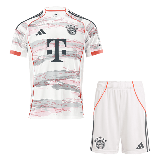 Men's Bayern Munich 2025/26 Away Soccer Jersey Kit