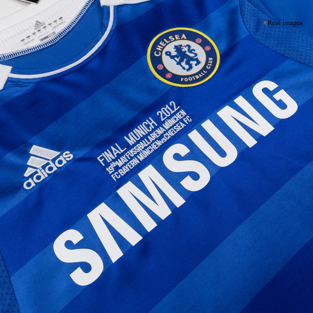 Retro Men's Chelsea 2011/12 Home Long Sleeve Soccer Jersey
