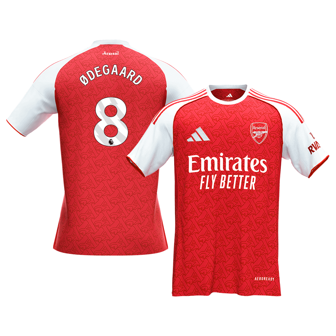 Arsenal 2025/26 Home Soccer Jersey - ØDEGAARD #8