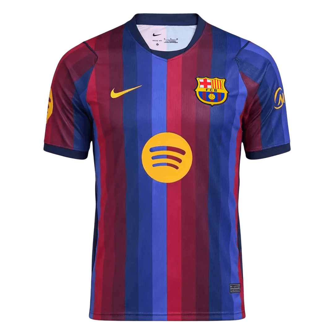 Men's Barcelona 2026/27 Player Version Home Soccer Jersey - Slim Fit