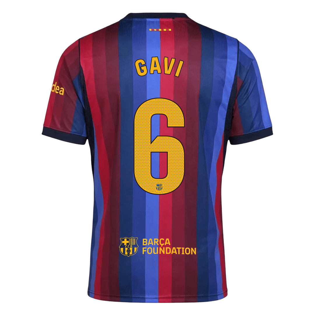 Barcelona 2026/27 Home Soccer Jersey - GAVI #6