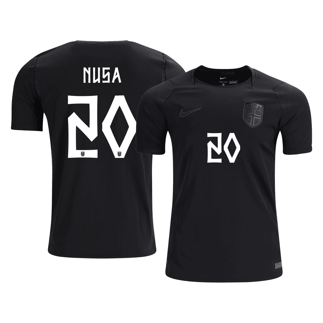NUSA #20 Men's Norway World Cup 2026 Away Soccer Jersey