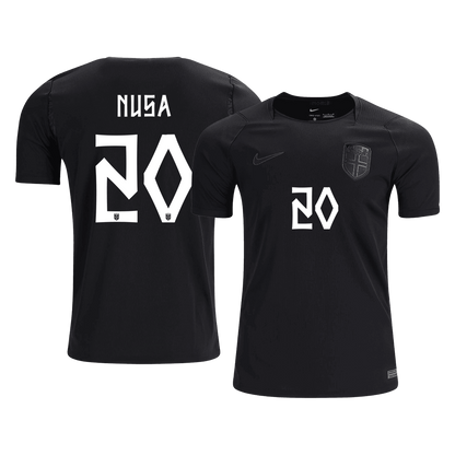 NUSA #20 Men's Norway World Cup 2026 Away Soccer Jersey