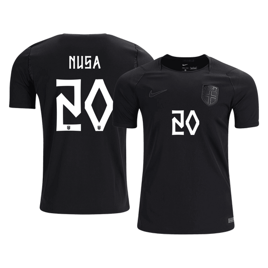 NUSA #20 Men's Norway World Cup 2026 Away Soccer Jersey