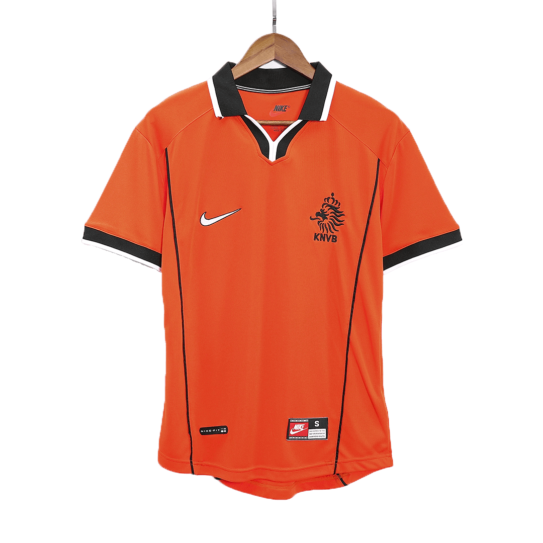 Netherlands World Cup 1998 Retro Home Soccer Jersey