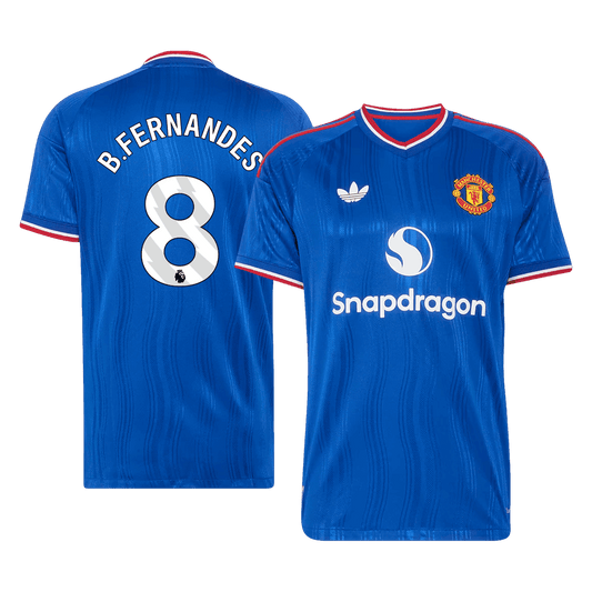 Manchester United 2026/27 Away Soccer Jersey - B. FERNANDES #8 (Player Edition)