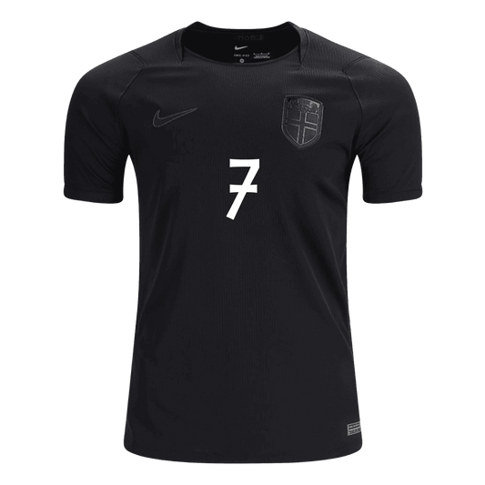 SØRLOTH #7 Men's Norway World Cup 2026 Away Soccer Jersey