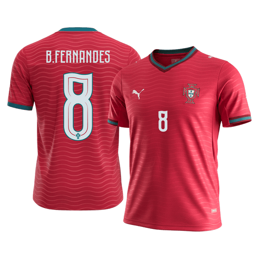 Portugal World Cup 2026 Home Soccer Jersey - B.FERNANDES #8