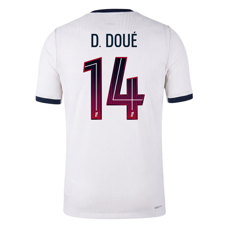 PSG 2026/27 Away Soccer Jersey - D. DOUÉ #14 (Player Edition)