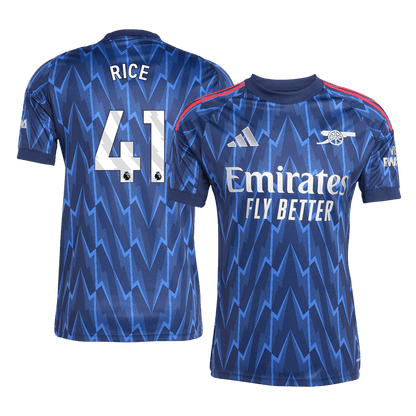 Arsenal 2025/26 Away Soccer Jersey - RICE #41