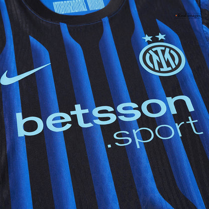 Inter Milan 2025/26 Home Soccer Jersey - THURAM #9 (Player Edition)