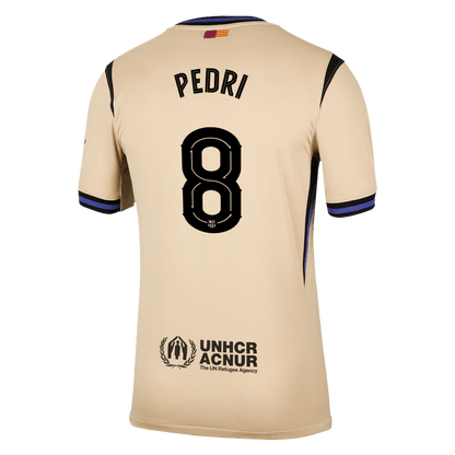 Barcelona 2025/26 Away Soccer Jersey - PEDRI #8 – UCL