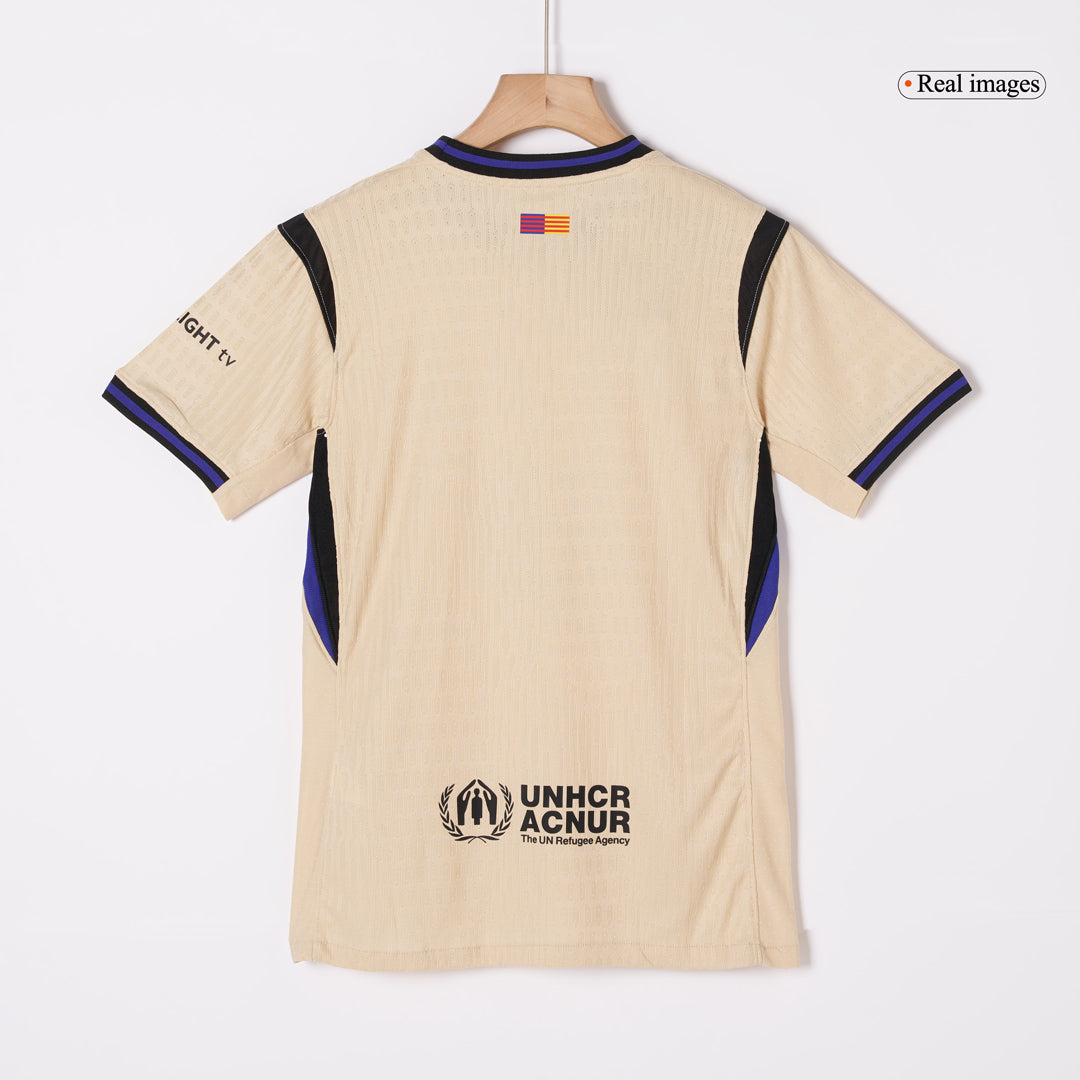 RAPHINHA #11 Men's Barcelona UCL 2025/26 Player Version Away Soccer Jersey - Slim Fit