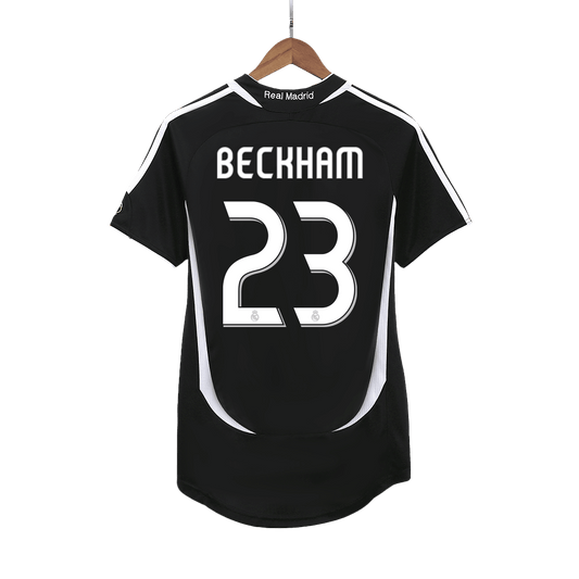 Retro BECKHAM #23 Men's Real Madrid 2006/07 Away Soccer Jersey