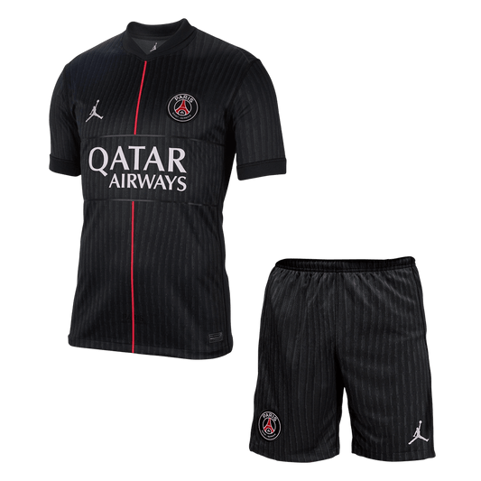 Men's PSG 2025/26 Fourth Away Soccer Jersey Kit