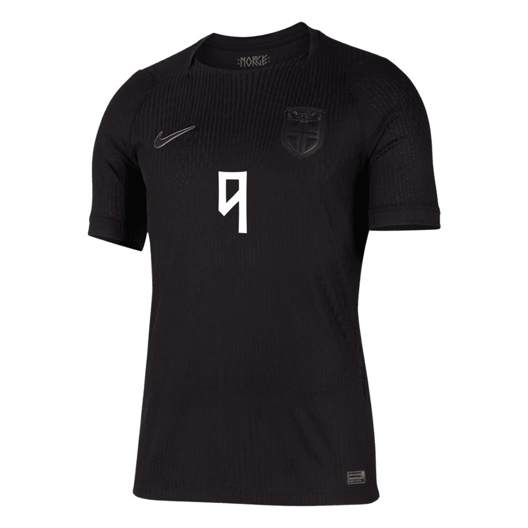 BRAUT HAALAND #9 Men's Norway World Cup 2026 Player Version Away Soccer Jersey - Slim Fit