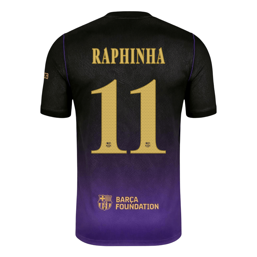 Barcelona 2026/27 Away Soccer Jersey - RAPHINHA #11 – UCL