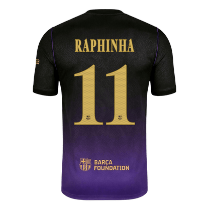 Barcelona 2026/27 Away Soccer Jersey - RAPHINHA #11 – UCL