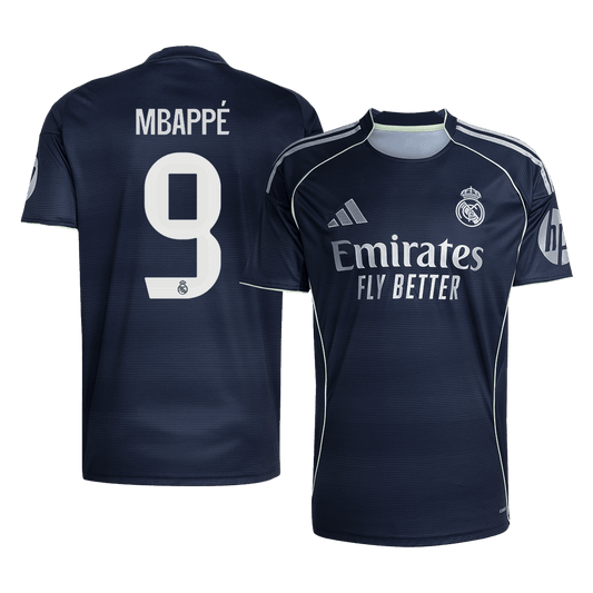 Real Madrid 2025/26 Away Soccer Jersey - MBAPPÉ #9
