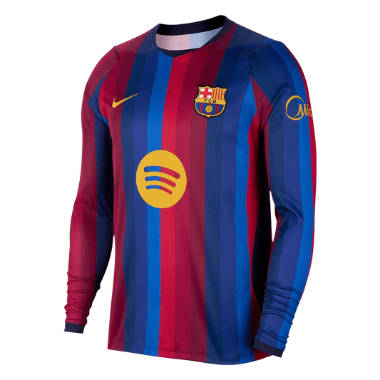 Barcelona 2026/27 Long Sleeve Home Soccer Jersey
