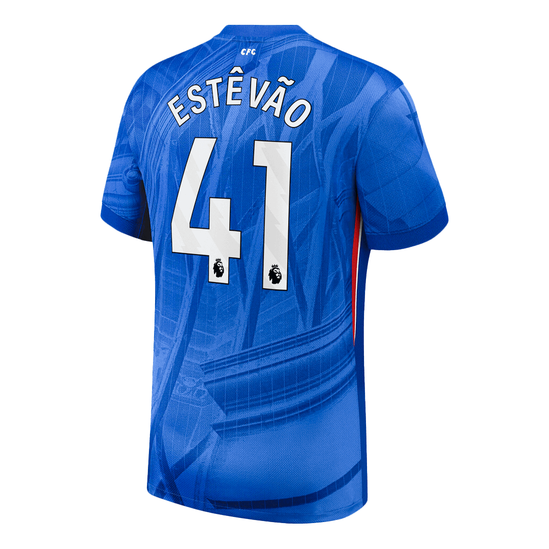 Chelsea 2025/26 Home Soccer Jersey - ESTÊVÃO #41