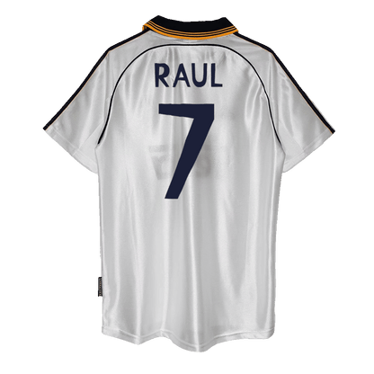 Real Madrid 1999/00 Retro Home Soccer Jersey - RAUL #7