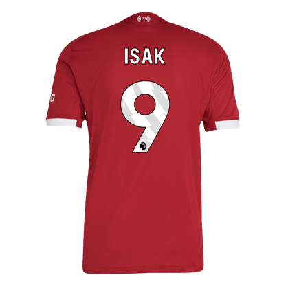 ISAK #9 Men's Liverpool 2025/26 Player Version Home Soccer Jersey - Slim Fit