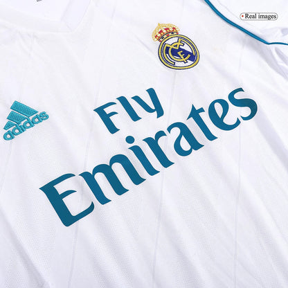 Retro KROOS #8 Men's Real Madrid 2017/18 Home Soccer Jersey
