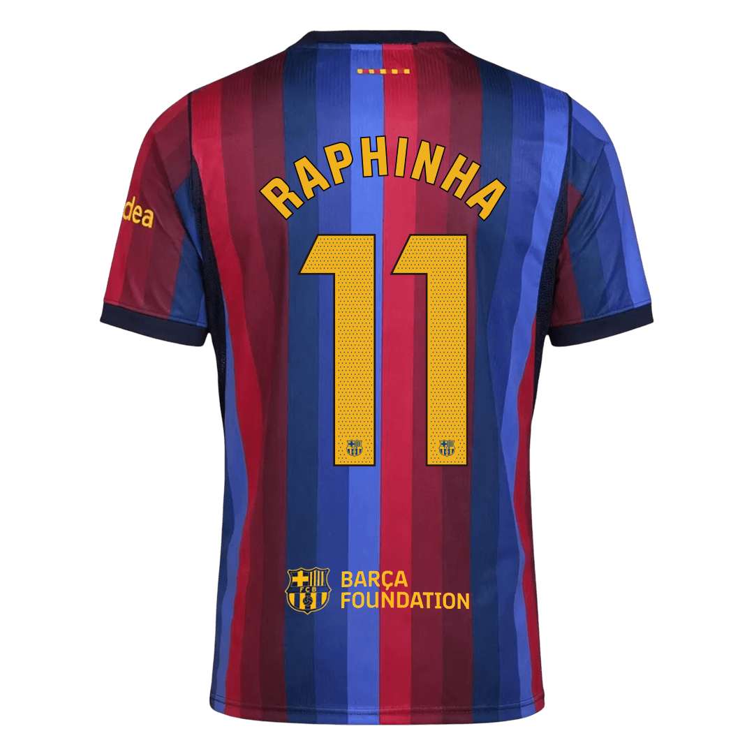 Barcelona 2026/27 Home Soccer Jersey - RAPHINHA #11