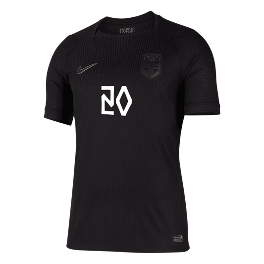 NUSA #20 Men's Norway World Cup 2026 Player Version Away Soccer Jersey - Slim Fit