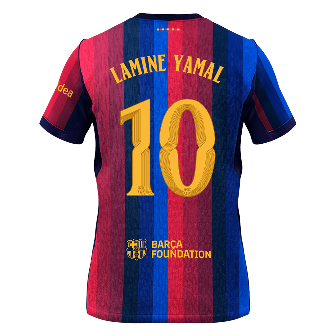 LAMINE YAMAL #10 Men's Barcelona 2026/27 Home Soccer Jersey