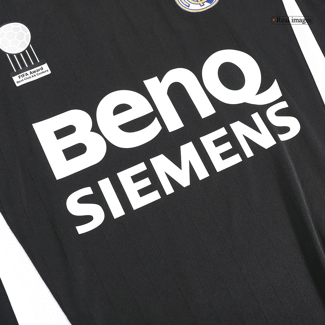 Retro BECKHAM #23 Men's Real Madrid 2006/07 Away Long Sleeve Soccer Jersey
